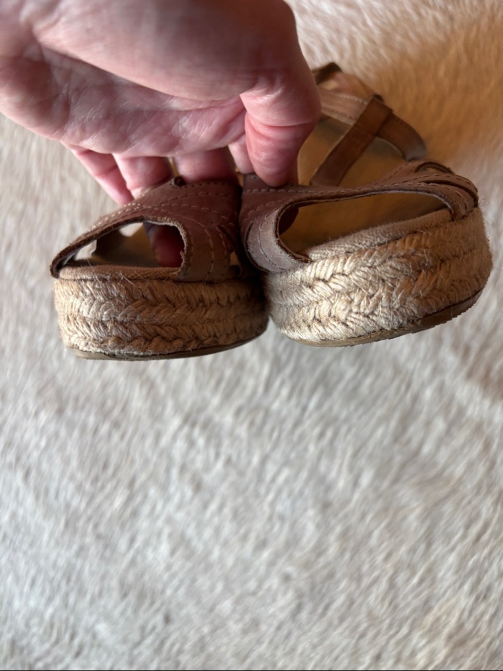 Platform espadrille sandals. - Picture 5 of 12